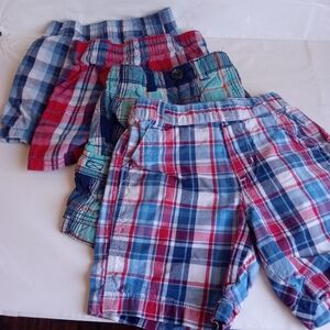 Blue and Red Casual Summer Shorts Kids 2T